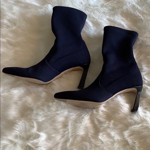 Stuart Weitzman Rapture 75 Sock Booties Boots - Picture 4 of 5